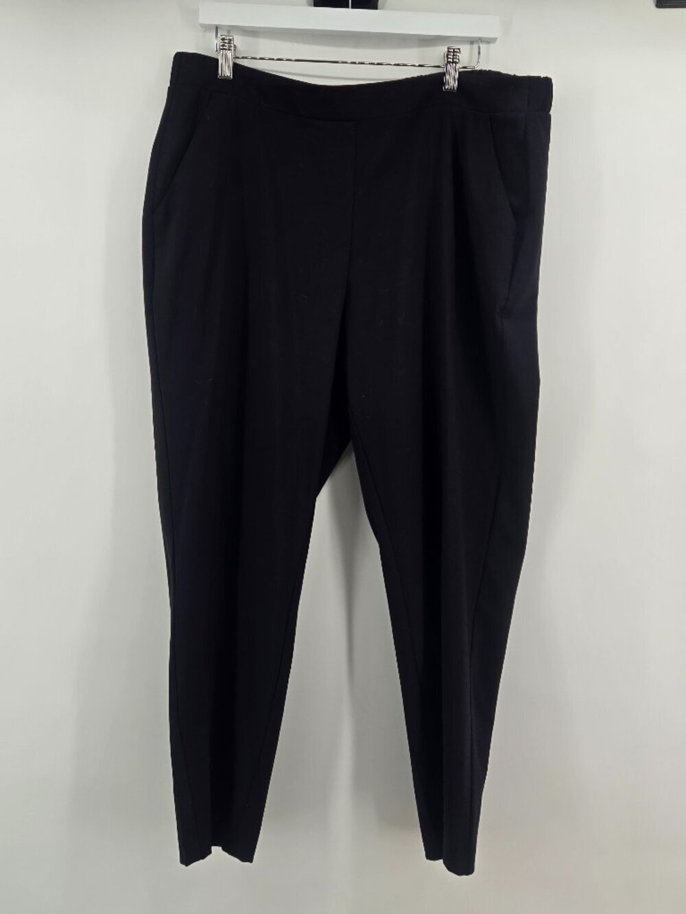 Nine West Relaxed Crop Pull-On Dress Pants 27" - XL Black